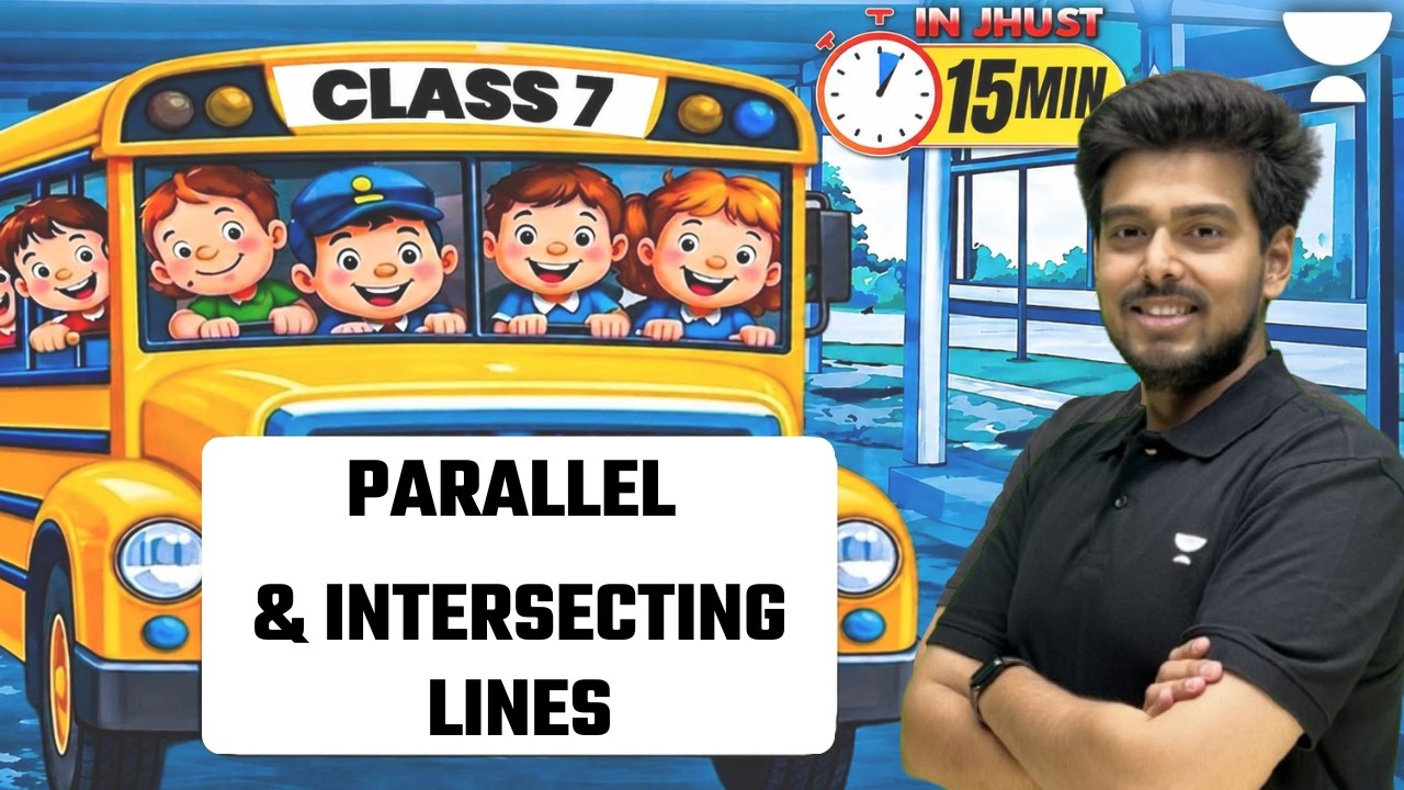 Parallel and Intersecting Lines Class 7 Math Chapter 5 | Ayush Sir
