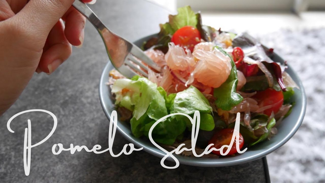 泰式柚子沙拉 | 完美復刻曼谷米其林餐廳 The Local | 柚子沙律【Eng Sub】Pomelo salad in Thai style | salad jeruk bali thailand