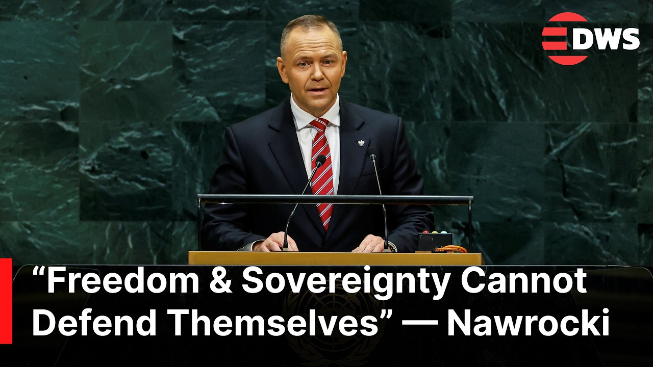 FULL SPEECH: Poland President Karol Nawrocki at UNGA 2026 | Russia, Ukraine, NATO & UN Reform | AC1E