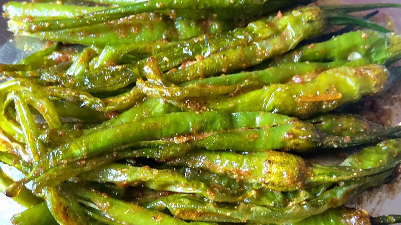 Chilli fry recipe l Green chilli fry l Chatpata Mirchi Fry l How do you make Hari Mirch fry?