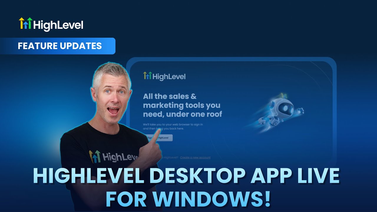 Приложение HighLevel для ПК теперь доступно для Windows