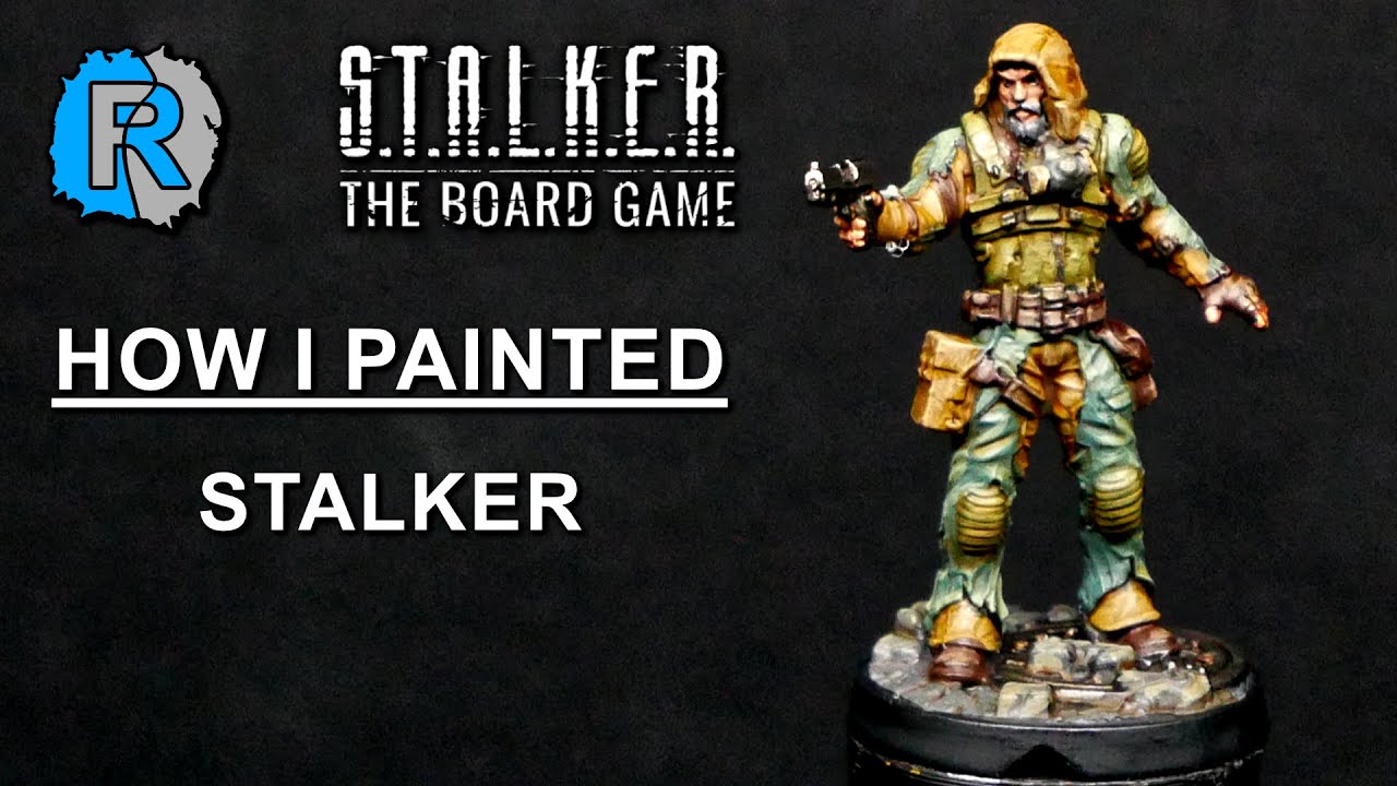 How to Paint a Stalker | S.T.A.L.K.E.R. The Board Game Miniature
