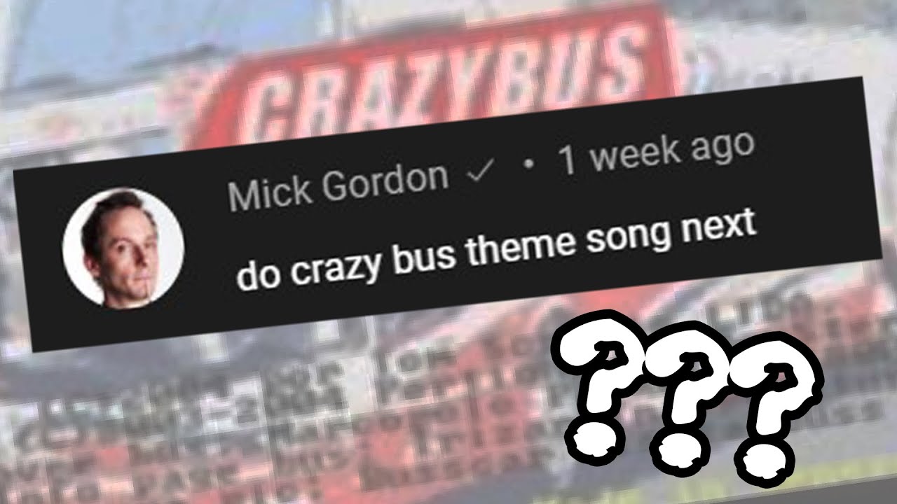 Mick Gordon said I should cover Crazy Bus theme so I did