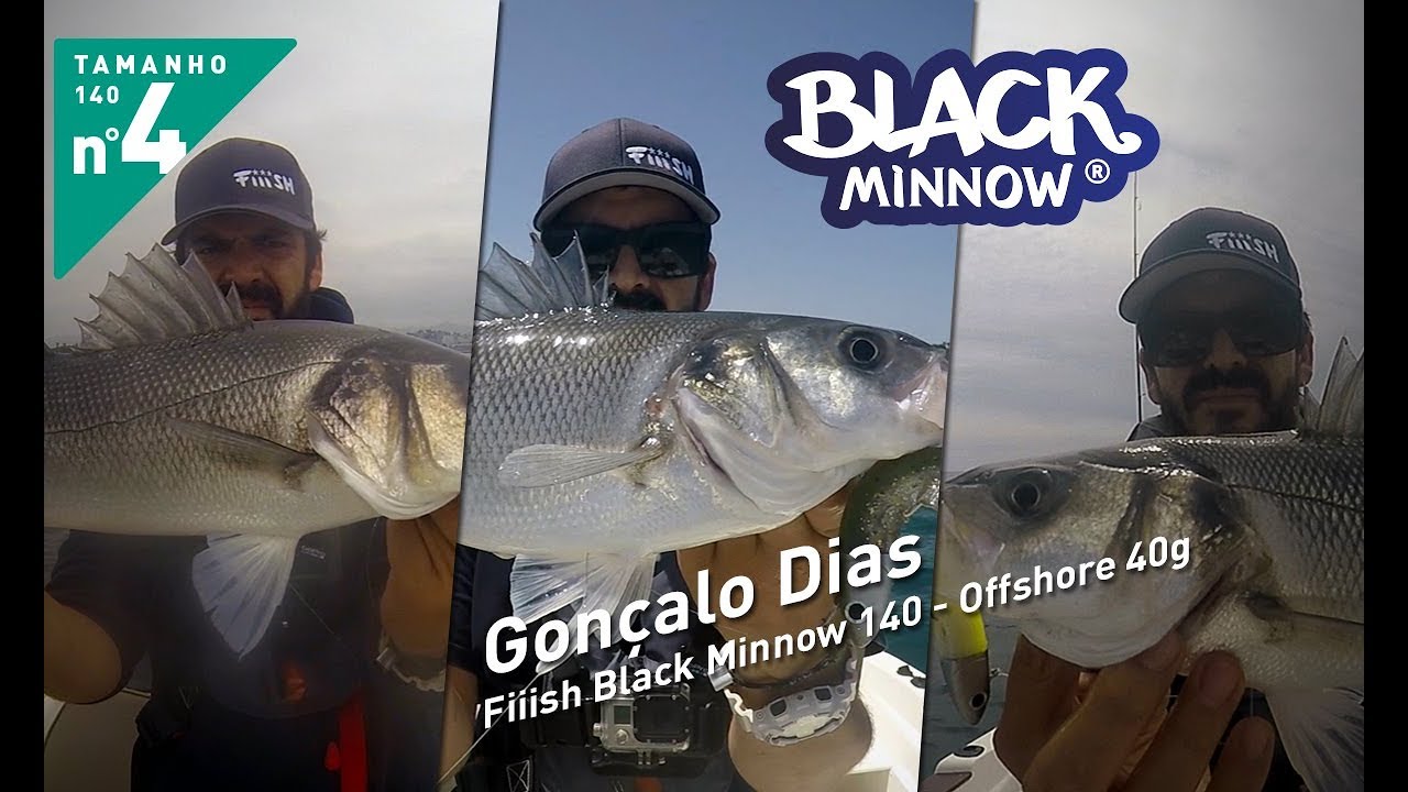 Gon&ccedil;alo Dias Fiiish Black Minnow 140 - Offshore 40g