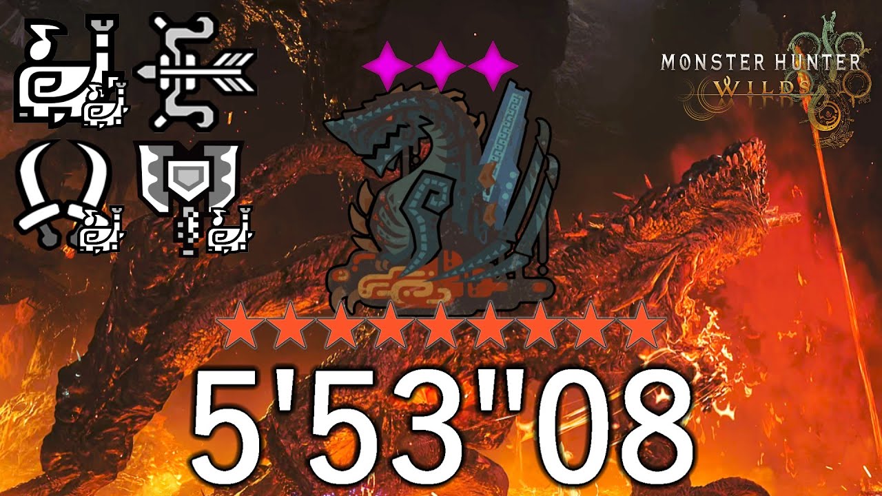 【MHWs PC】咎は戦禍に睡臥する ゴグマジオス (狩猟笛×弓×双剣×チャージアックス) 4pt w/4サポートハンター 5'53