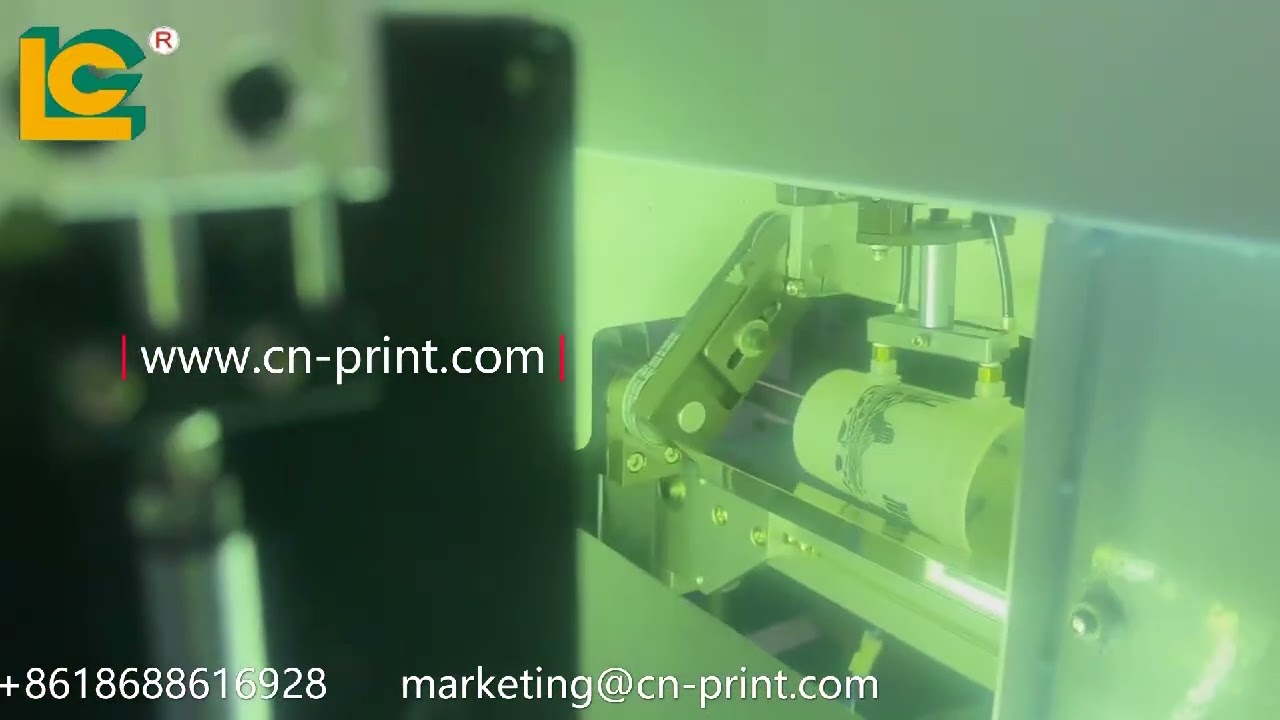 22 oz plastic cup 120AL automatic UV screen printing machine