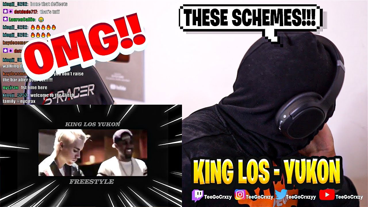 I TURNED IT OFF... King Los – Yukon Freestyle (Official Visualizer) (REACTION)