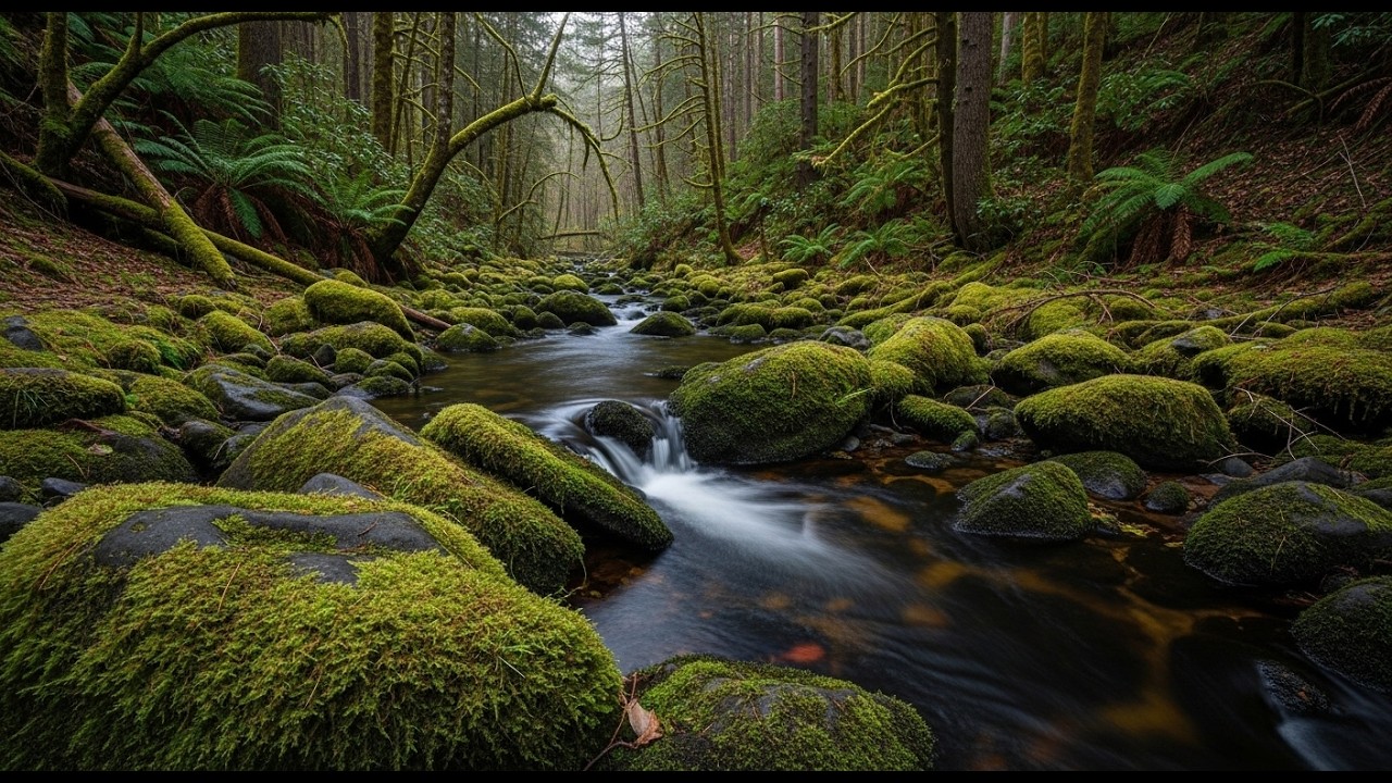 Sleep Ambience with Peaceful River Flow for Deep Sleep and Emotional Balance