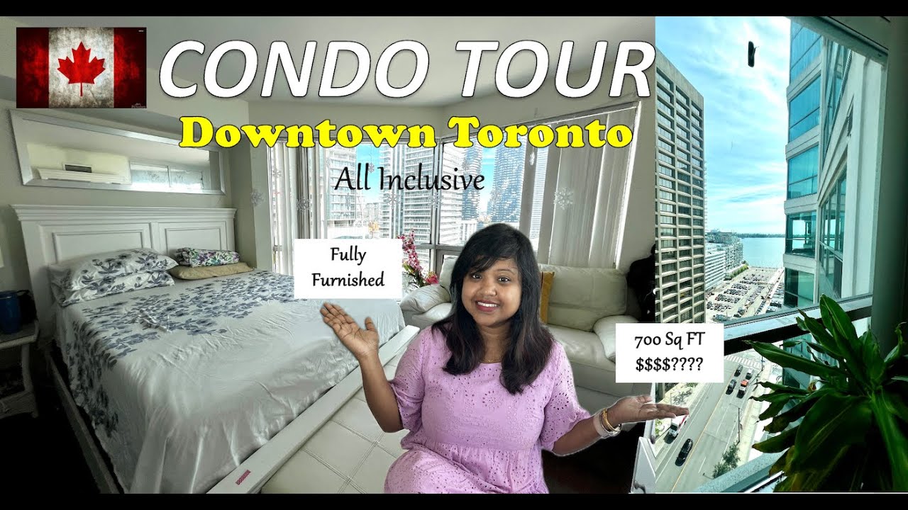 What $2600 gets you at Downtown Toronto || 1 Bedroom Condo Tour || Rent, Location, Inclusions