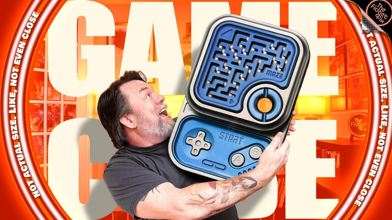 The Game Cube fidget slider by 01 EDC is as much fun to look at as it is to play with!