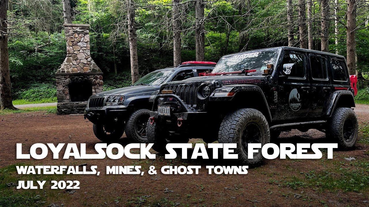 Exploring Loyalsock State Forest Waterfalls, Mines, & Ghost Towns - July 2022