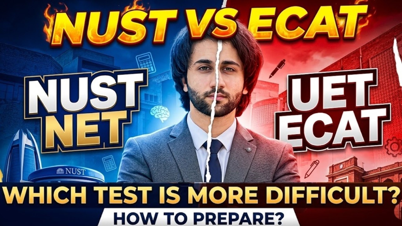 UET ECAT VS NUST NET 2026 I NUST NET Test Preparation I ECAT UET Preparation 2026 #yputubeshorts