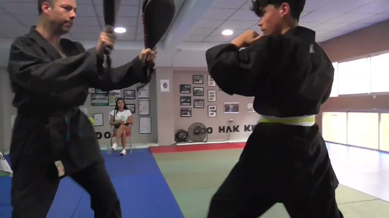 Examen Hapkido Moo Hak Kwan, cintur&oacute;n Amarillo