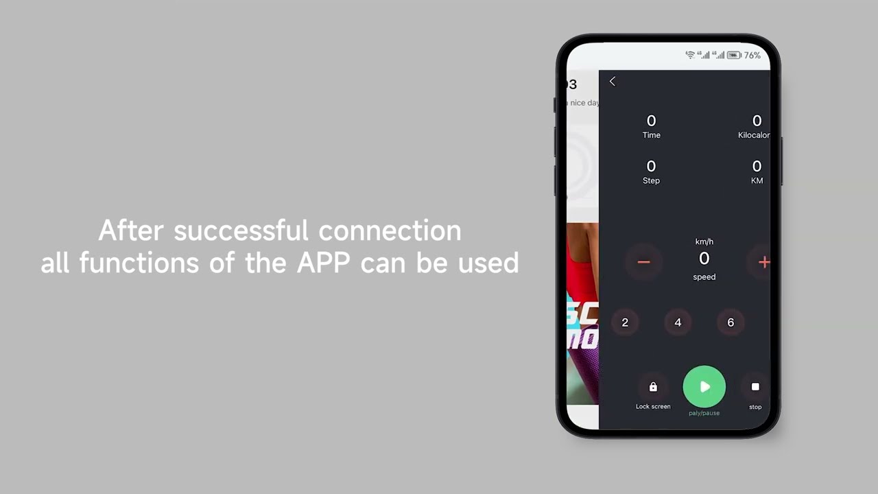 YPOOFIT APP connects treadmill link video. RHYTHM FUN After-sales Q&As. 