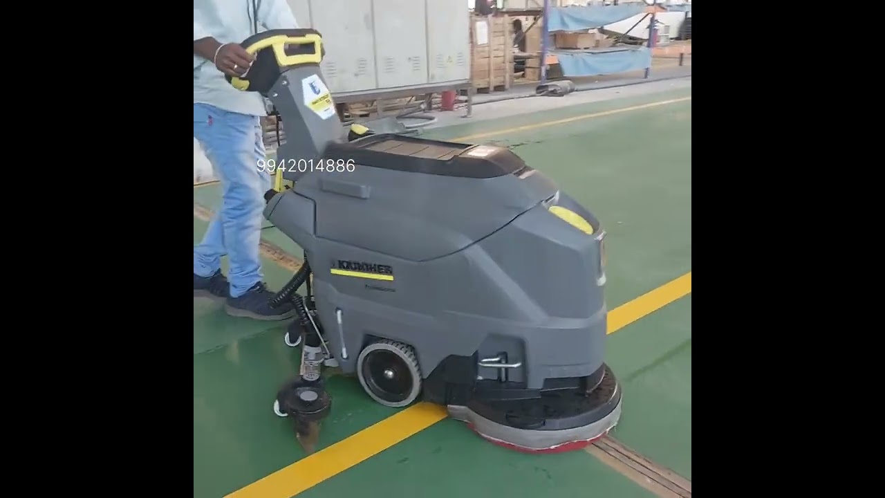floor scrubber dryer cleaning machine for epoxy floor, pu coating