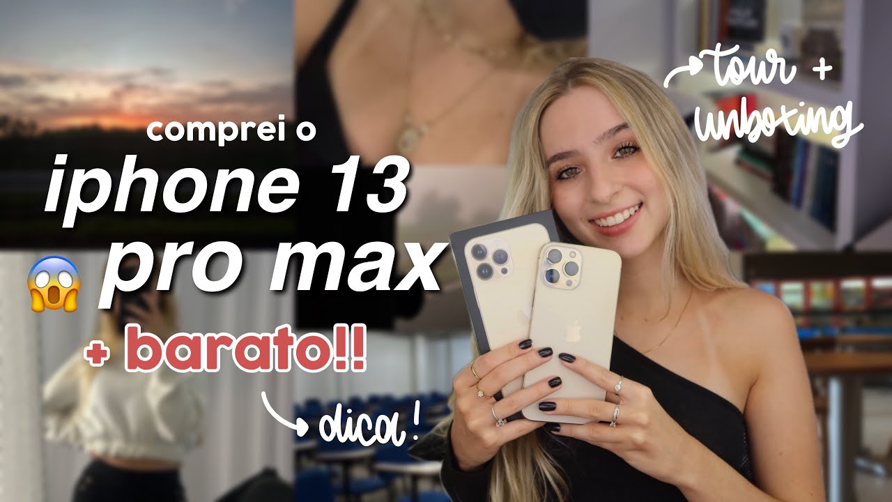 COMPREI O IPHONE 13 PRO MAX | tour e unboxing