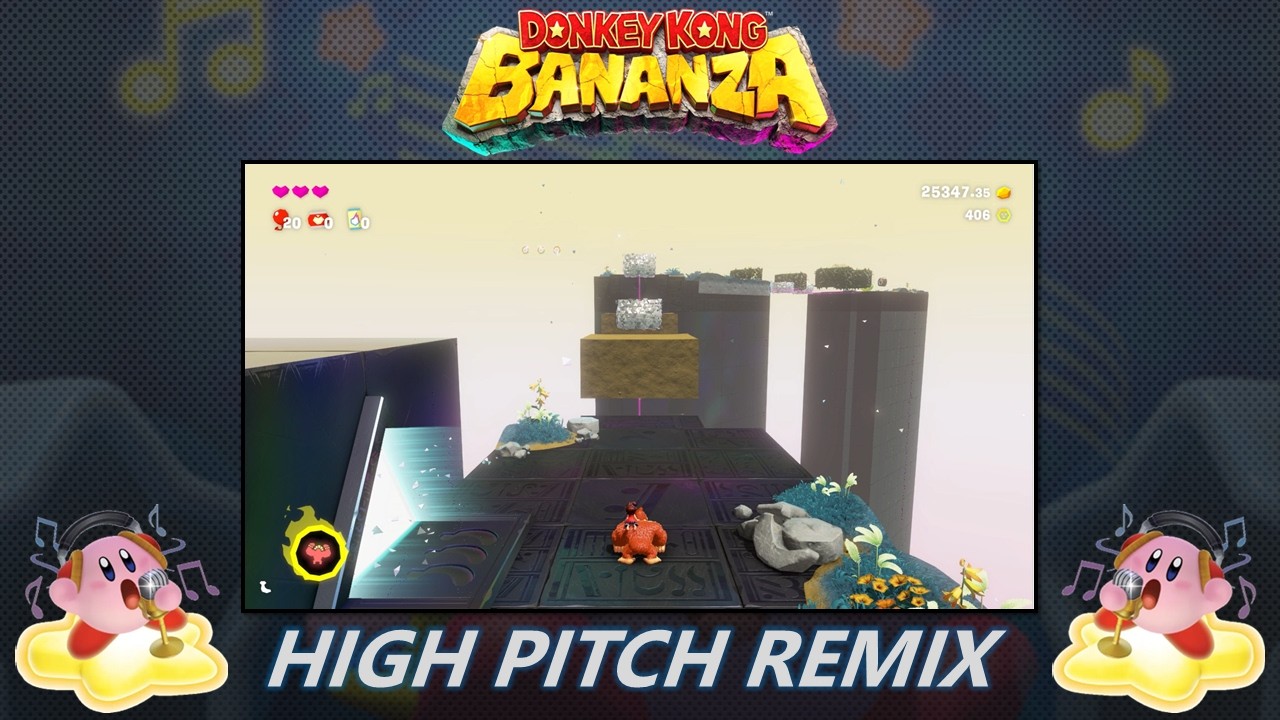 Challenge Course 1 Theme (High Pitch Remix) - Donkey Kong Bananza