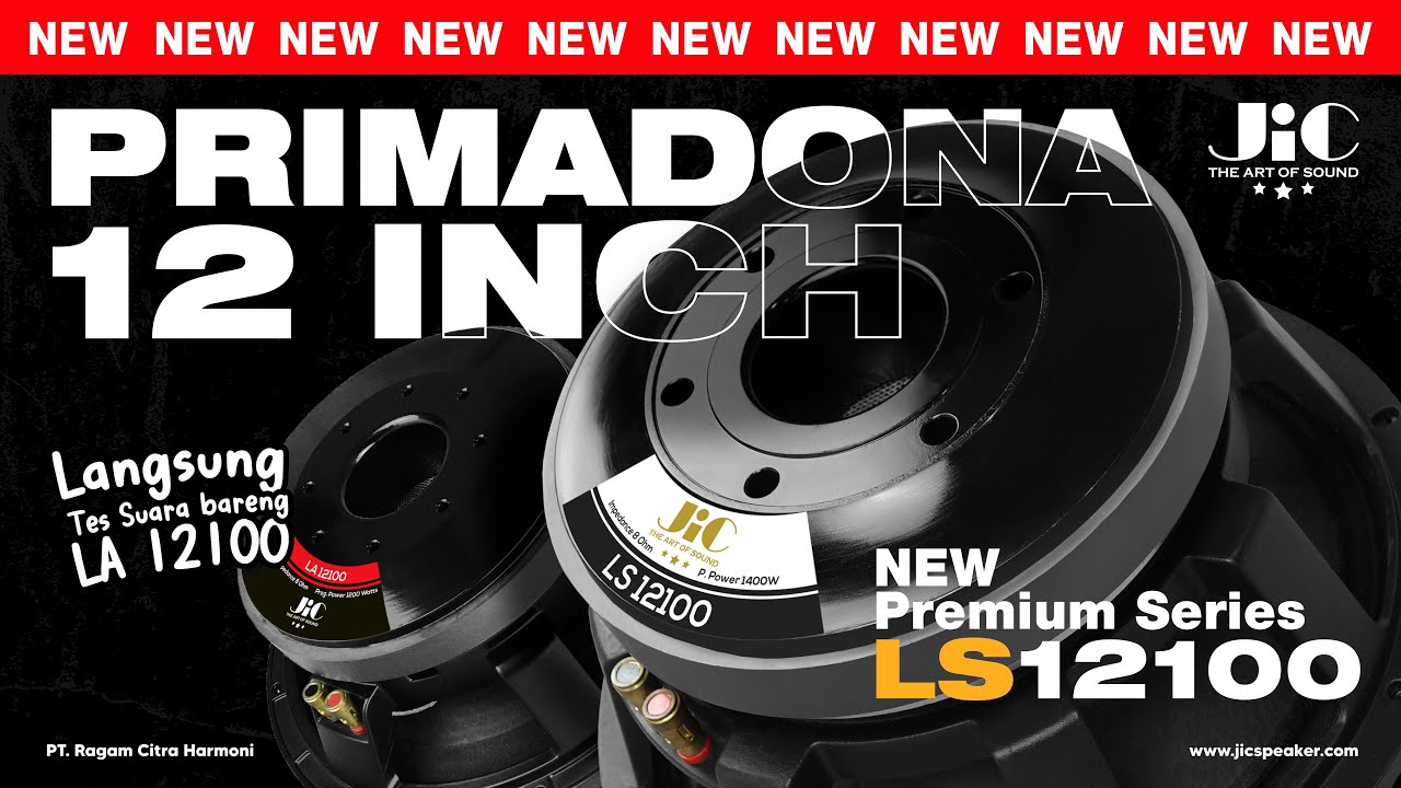 PRIMADONA 12 INCH TERBARU YANG DITUNGGU-TUNGGU - ADA TES SPEAKERNYA! | JIC SPEAKER | RCH INDONESIA