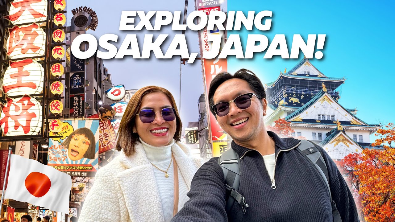 First time in OSAKA, JAPAN! 🇯🇵 We fell in love with this city! | Autumn Season