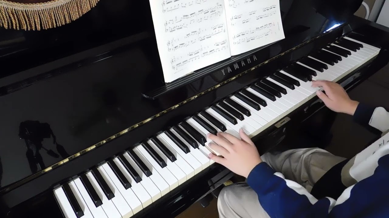 バッハ　インベンション１　小学４年生　J S BACH Inventio 1 BWV772