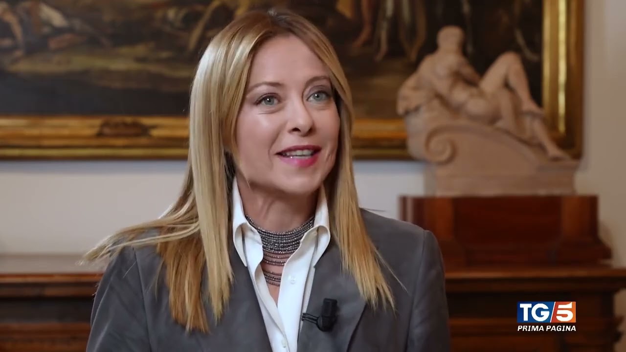 L'intervista di Giorgia Meloni al TG5. Non perdetela..