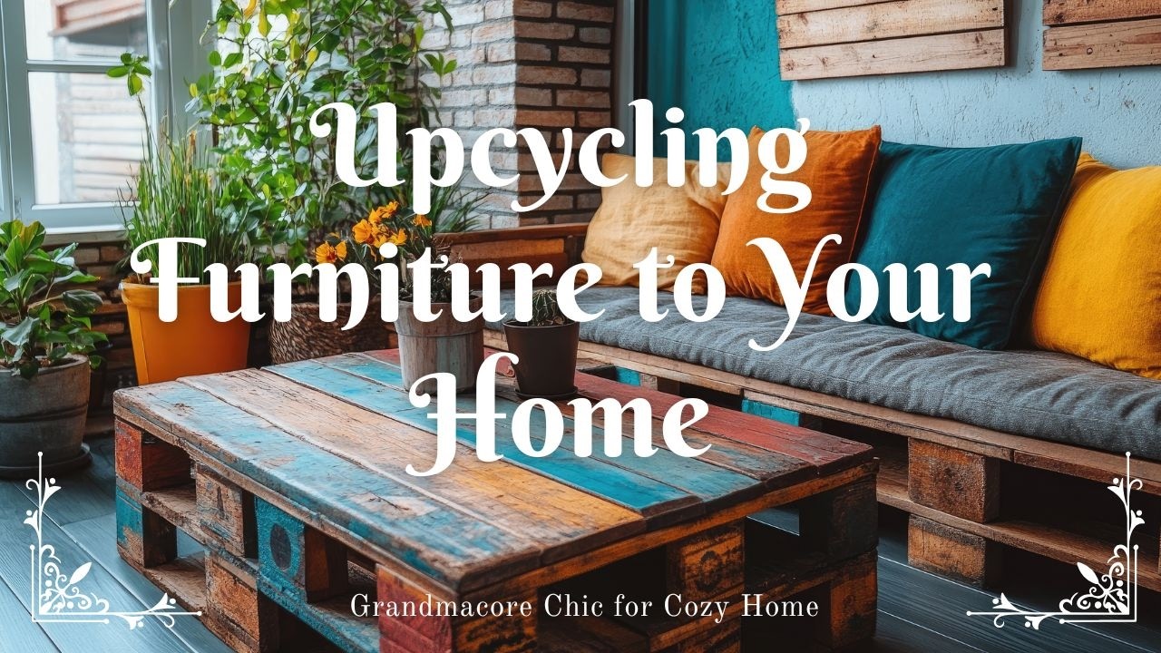 Upcycling Furniture to Your Home: Grandmacore Chic for Cozy Home