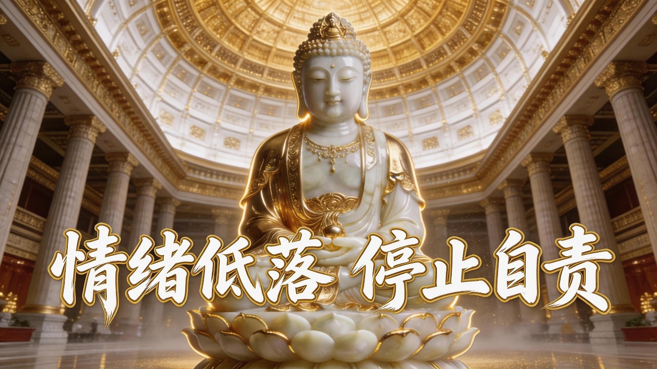 【别再苛责自己】南无阿弥陀佛 2小时暮金光瀑｜温柔陪伴你走出低落｜放松·冥想·睡前