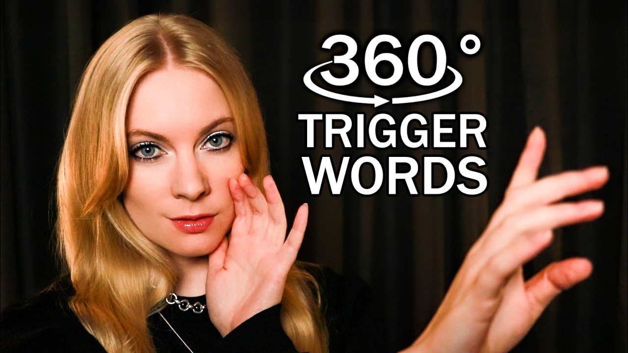 ASMR 360&deg; Trigger Words for Sleep 🎧 Ear to Ear, Close Up Whisper