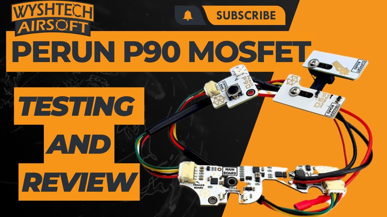 Perun P90 Mosfet Test: Can It Handle The Heat? #perun #airsoftupgrades #airsoft