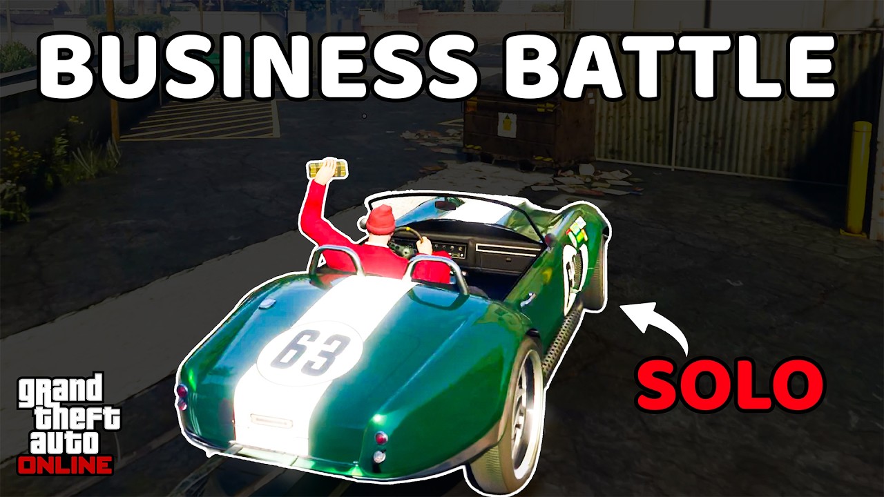 I Played Business Battles as a LOW LEVEL SOLO in GTA Online