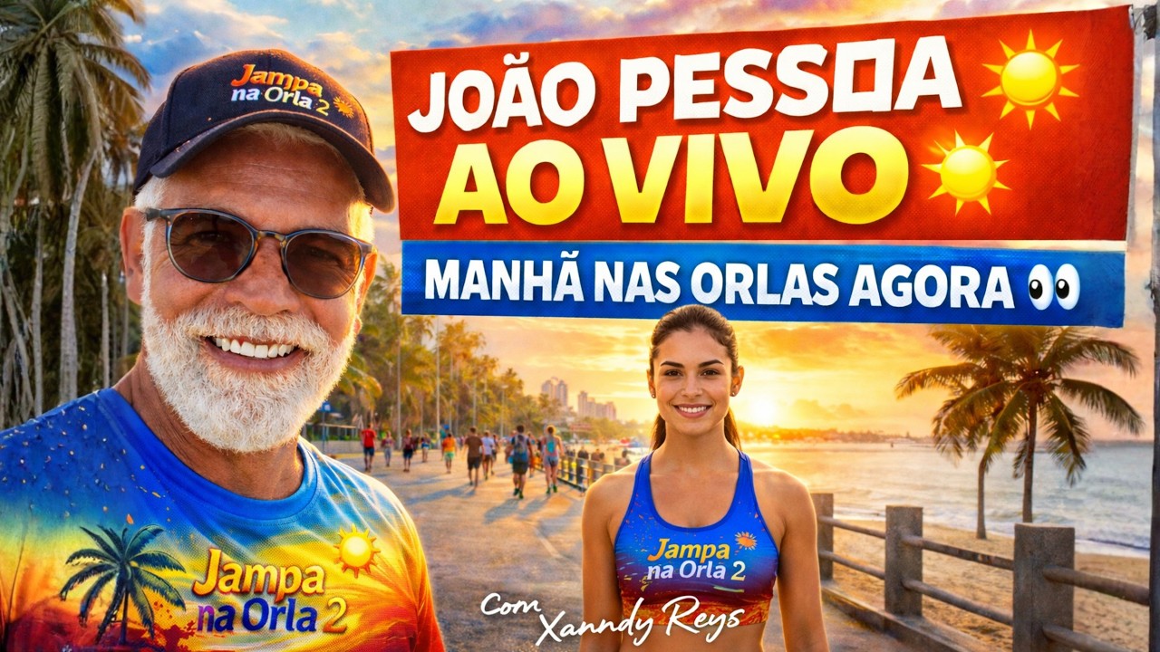 👉 JOÃO PESSOA AO VIVO ☀️ | Morning at the Beach RIGHT NOW 👀