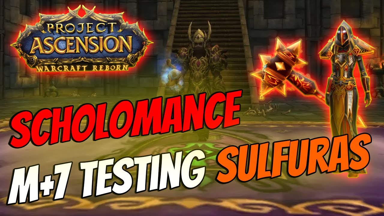 Sulfuras Ret Paladin | Mythic+ Scholomance | Twist of Faith PoV [WoW Bronzebeard Classic+]