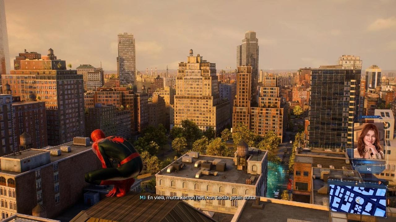 Marvel's Spider-Man 2 peter discovers the first Spider bot and flght in the city 
