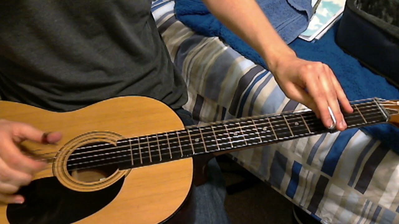 Lap slide blues improvisation (December 2016)