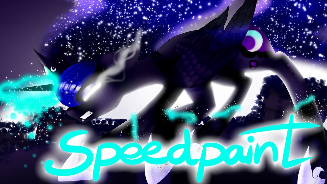 MLP Speedpaint - Princess Of The Eternal Night [Princess Luna]