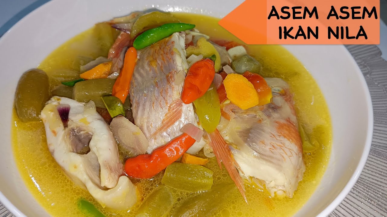 RESEP ASEM ASEM IKAN NILA YANG SEGERRR DAN NIKMAT ❗❗
