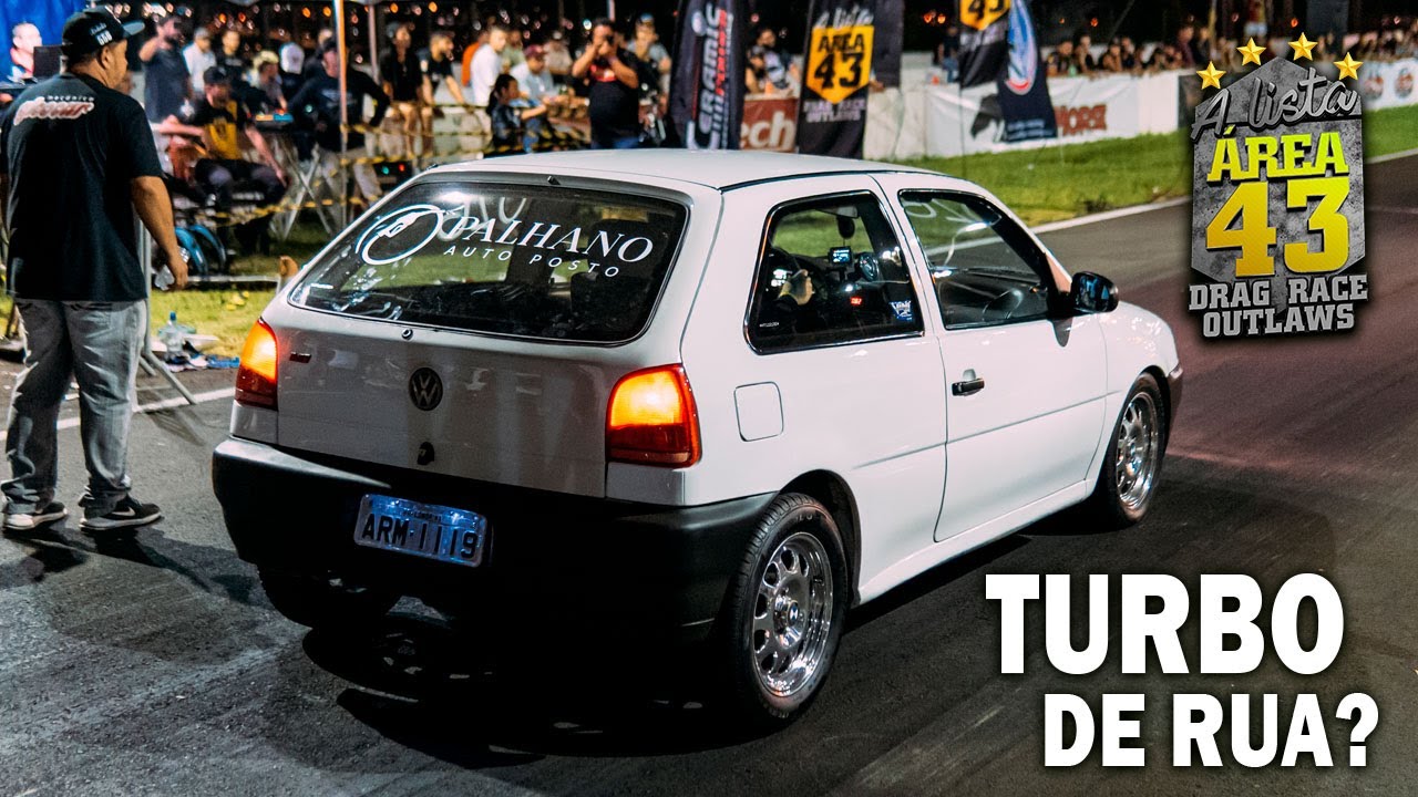 ENTROU NA LISTA DE PRIMEIRA! GOL TURBO DE RUA COM 350cv