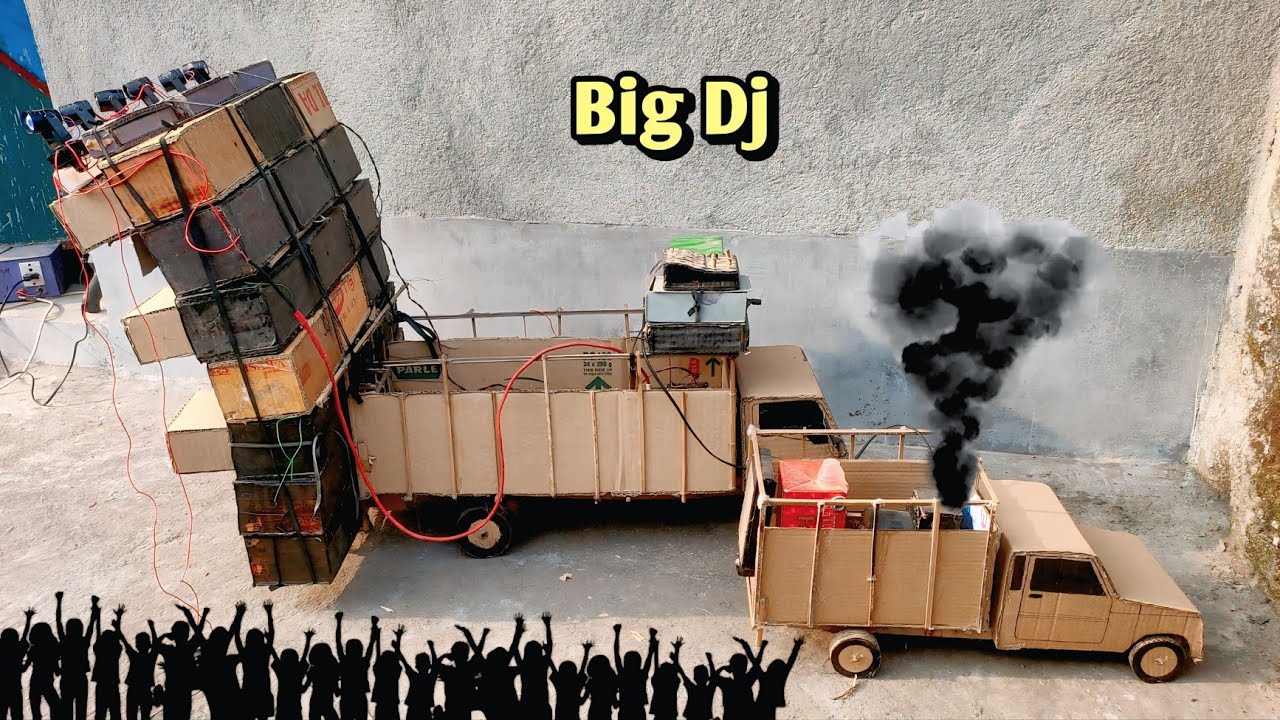 How to make mini should truck mini dj big monster setup | mini should system | mini dj truck loading