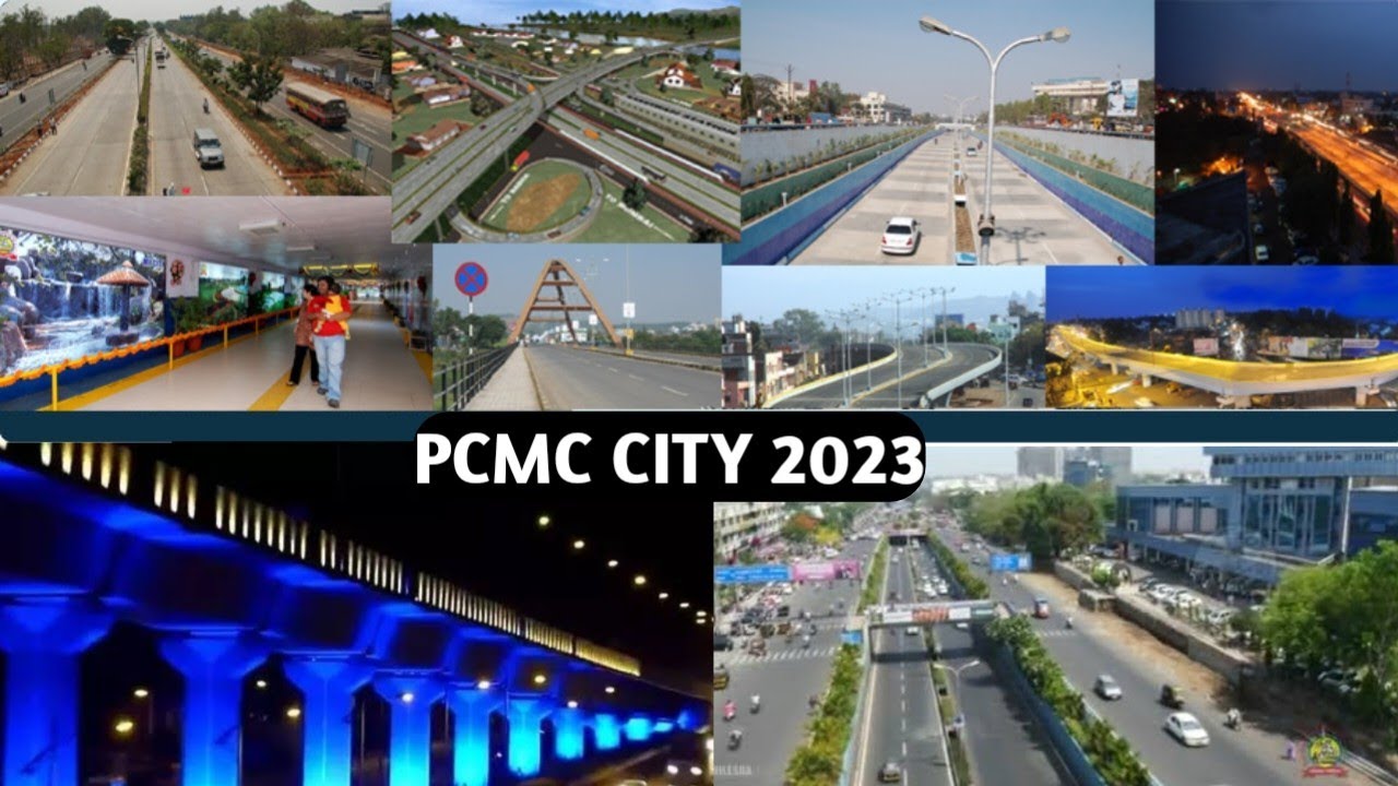 Pimpri Chinchwad City 2023 | New Pune Maharashtra| Green Clean New Pune City | BRTS-Metro 🚇