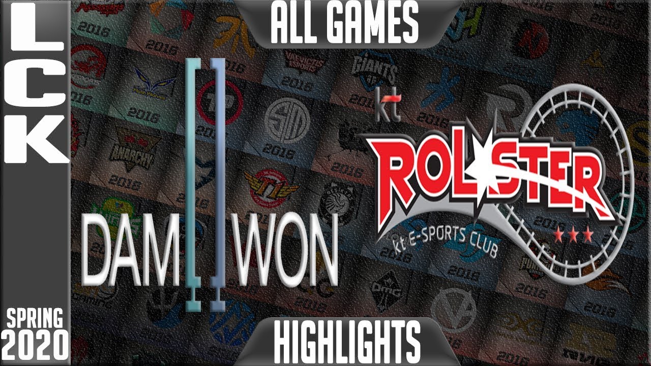 DWG vs KT Highlights ALL GAMES | LCK Spring 2020 W2D5 | Damwon Gaming vs KT Rolster