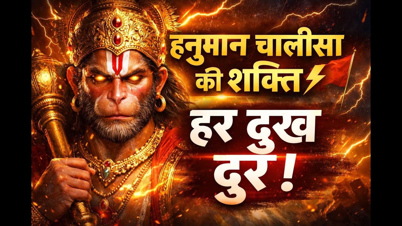हनुमान चालीसा सम्पूर्ण पाठ | संकट मोचन बजरंगबली की कृपा | Hanuman Chalisa Full Bhakti Path 🙏🚩
