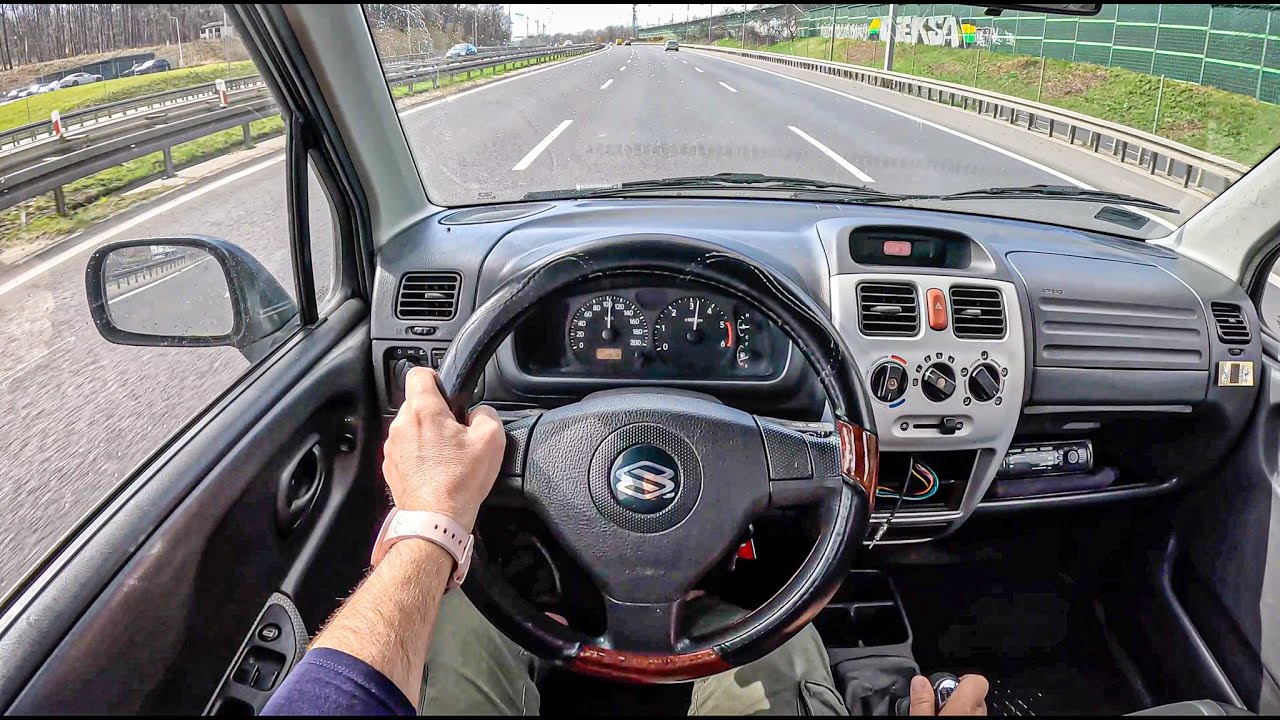 2006 Suzuki Wagon R+ [1.3 DDiS 70HP] |0-100| POV Test Drive #1651 Joe Black