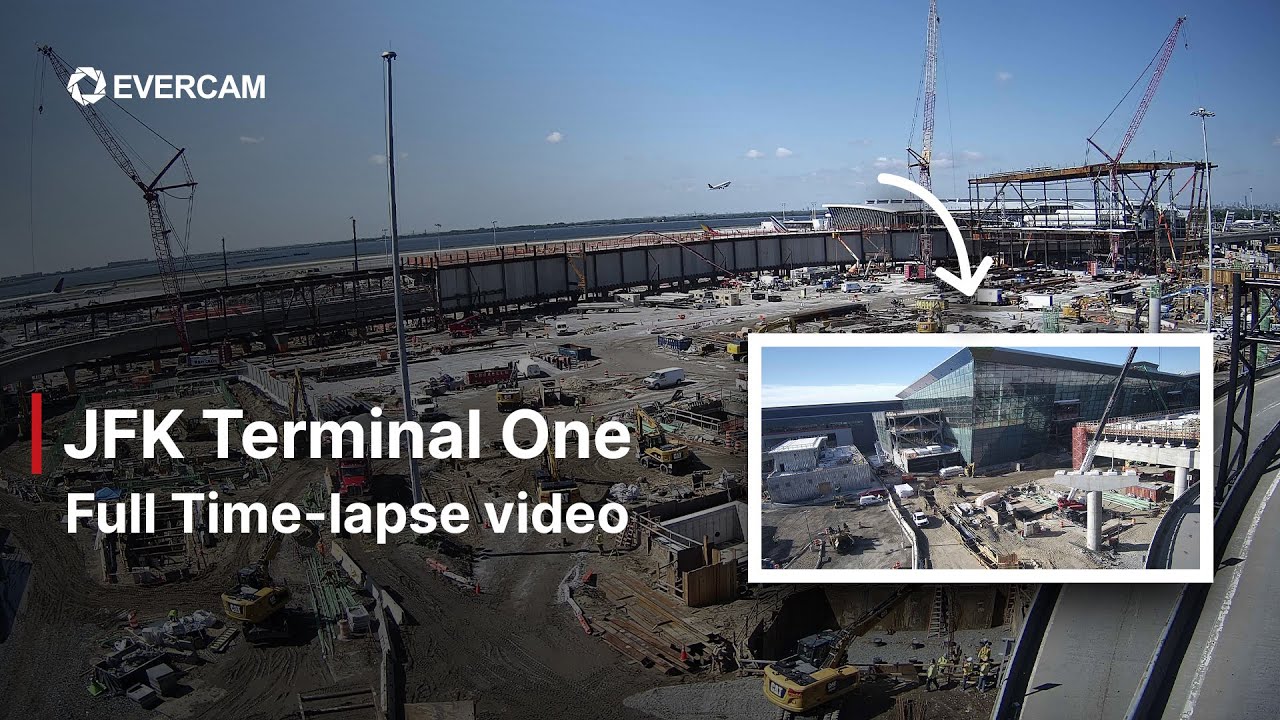 Time-lapse of The New Terminal One at JFK Airport, New York, USA