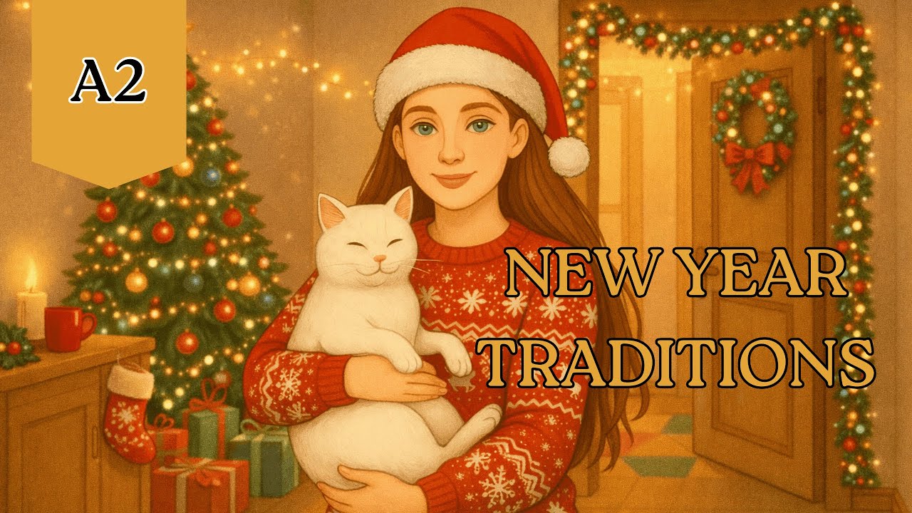 Learn Russian with Easy Stories | New Year Traditions #russianlanguage #learnrussian