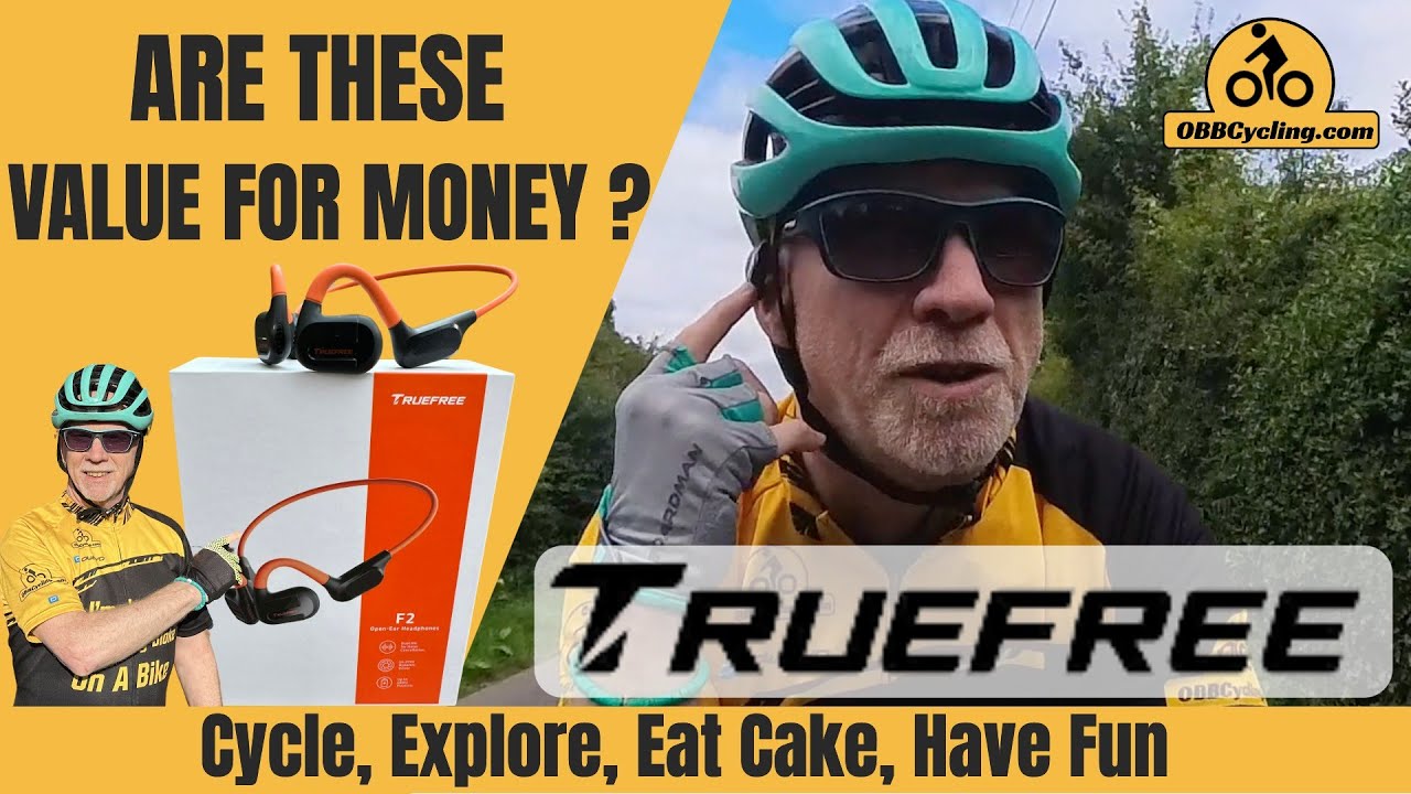 CYCLING WITH TRUEFREE F2 OPEN EAR HEADPHONES.