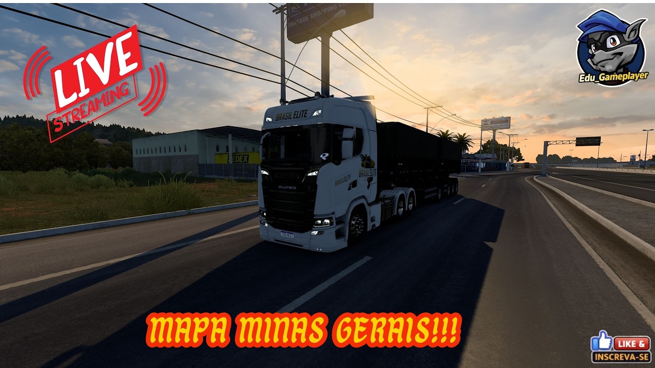 MAPA MINAS GERAIS 1.58 SIMULANDO AO MAXIMO | ETS2 LIVE