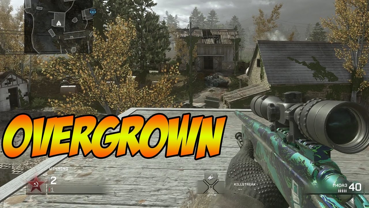 CoD 4: Remastered GB God Spots - Overgrown (MWR)