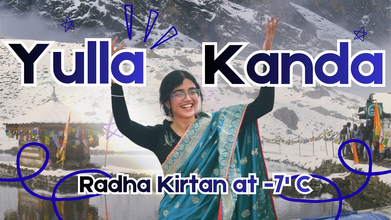Radha naam Kirtan at World's highest krishna temple |-7°C | Zendria
