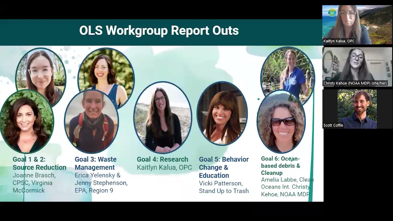 California Ocean Litter Strategy Webinar - November 2022