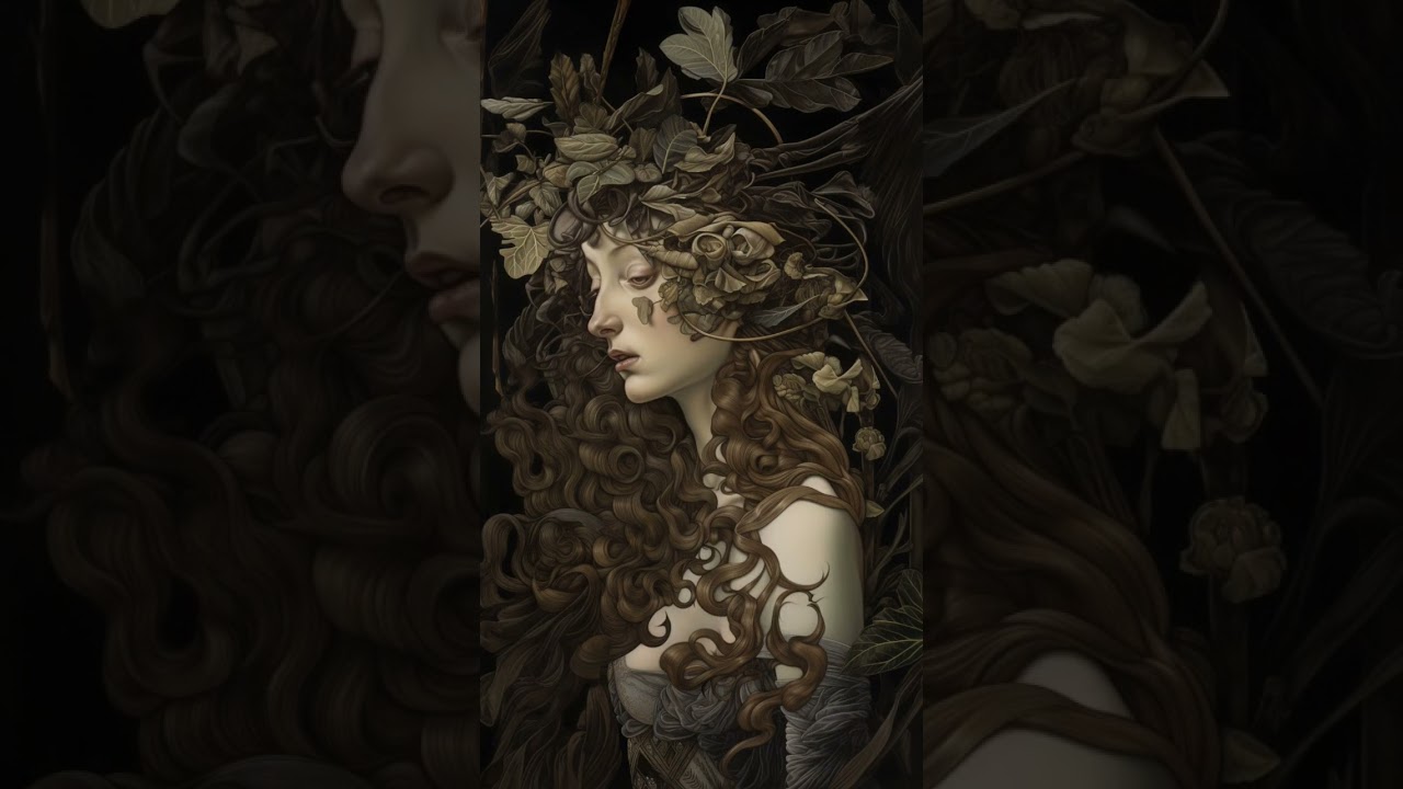 Dark Fantasy by Sandro Botticelli part 2 generated by Midjourney AI 